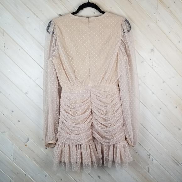 Endless Rose | NWT French Dot Rouched Dress - Picture 3 of 8